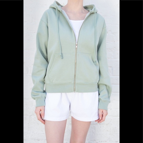 Green christy hoodie Clearance